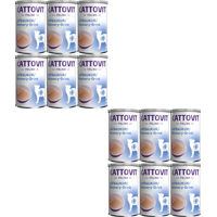 Produktbild von Kattovit Feline Liquid Aufbaukur für erwachsene Katzen zur Rekonvaleszenz 12 x 135 ml