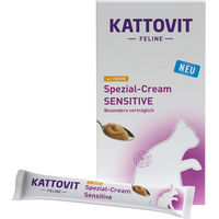 Produktbild von Kattovit Feline Spezial-Cream Sensitive Huhn Katzen-Schleckpaste 24 x 16 g