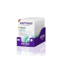 Kattovit Gastro Diät-Alleinfuttermittel Nassfutter Paté Ente für ausgewachsene Katzen 10 x 85 g – Bild 1 von 4