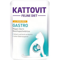 Produktbild von Kattovit Gastro Nassfutter Huhn mit Reis für die Verdauung 24x85g