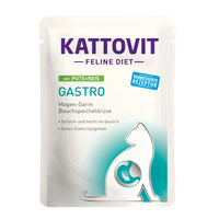 Produktbild von Kattovit Gastro Nassfutter Pute und Reis für Magen-Darm 24x85g
