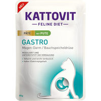 Produktbild von Kattovit Gastro Paté Pute für die Magen-Darm-Verdauung 10x85g