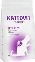Produktbild von Kattovit Katzenfutter Feline Sensitive für adulte Katzen 2x4kg