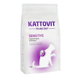 Produktbild von Kattovit Katzenfutter Feline Sensitive Geflügel Adult 2x4kg