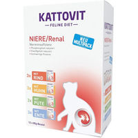 Produktbild von Kattovit Renal Diätfutter Nassfutter für Katzen 24x85g