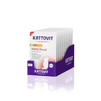 Produktbild von Kattovit Renal Nassfutter für ausgewachsene Katzen Huhn Diätfutter 10 x 85 g