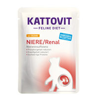 Produktbild von Kattovit Renal Nassfutter Huhn Diätfutter für Katzen 24x85g