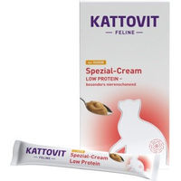 Produktbild von Kattovit Spezial-Cream Diätfutter für Katzen mit Huhn Low Protein zur Unterstützung der Nierenfunktion 11x15g - 11 x 90 g