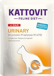 Produktbild von Kattovit Urinary Diätfutter Nassfutter Kalb für Katzen 24x85g