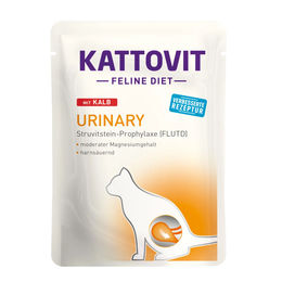 Produktbild von Kattovit Urinary Diätfutter Nassfutter Kalb für Katzen 24x85g