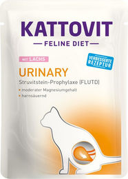 Produktbild von Kattovit Urinary Katzen Nassfutter Lachs Diätfutter 24x85g