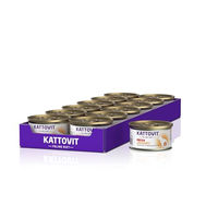 Produktbild von Kattovit Urinary Nassfutter für erwachsene Katzen mit Kalb 12 x 85 g
