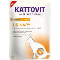 Produktbild von Kattovit Urinary Paté Huhn Diätfutter für Katzen 10x85g