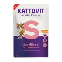 Produktbild von Kattovit Vital Care Sterilised Urinary Katzenfutter Adult 24x85g