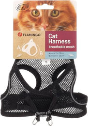 Katze Geschirr Step&Go Berta Schwarz S 24-29cm 31-35cm – Bild 1 von 3