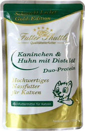 Katzen Nassfutter Gold Edition Kaninchen & Huhn Getreidefrei im Beutel – Bild 1 von 1