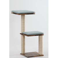 Produktbild von Katzenbaum Jaimie Texas Blau für Katzen mit Holz und Maßen 55x68x87 cm