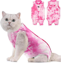 Katzenbody Erholungsanzug Recovery Leckschutz Suit aus Modal in Rosa Grösse M – Bild 1 von 5