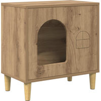 Produktbild von Katzenhaus Artisan aus Eiche 51 x 30 x 52 cm aus Holzwerkstoff