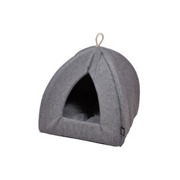 Produktbild von Katzenhöhle und Hundekissen dynamic24 aus Polyester in Grau