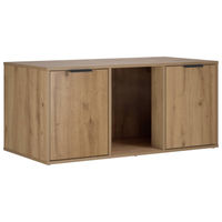 Produktbild von Katzenkiste Möbel Artisan in Eiche Optik aus Holz 100 x 49 x 45 cm Braun