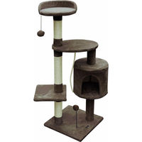 Produktbild von Katzenkratzbaum Gloria aus Holz mit Sisal in Braun 40 x 112 x 40 cm