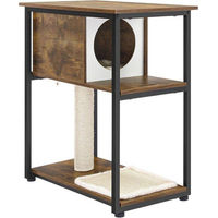 Produktbild von Katzenkratzbaum Vintage Braun mit Sisal und Cocoon für kleine Räume