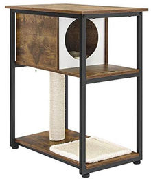 Katzenkratzbaum Vintage Braun mit Sisal und Cocoon für kleine Räume – Bild 1 von 1