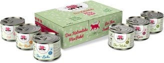 Produktbild von KatzenLiebe Bio Katzenfutter Mixpaket mit hohem Fleischanteil 6x200g - 6 x 200 g