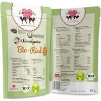 Produktbild von KatzenLiebe Bio Katzenfutter Rind Adult mit hohem Fleischanteil 15x100 g - 15 x 100 g