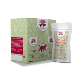 Produktbild von Katzenliebe Bio Morosche Karotten Suppe Nassfutter für Katzen Stückchen in Sauce 12x 100g