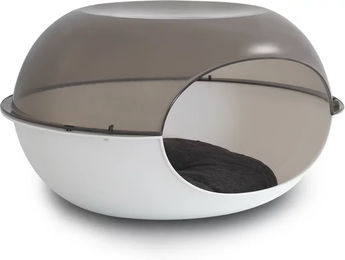 Produktbild von Katzentoilette Martin Sellier aus Kunststoff in Braun und Weiß