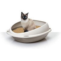 Produktbild von Katzentoilette Shuttle Offene Schalentoilette Beige aus Kunststoff
