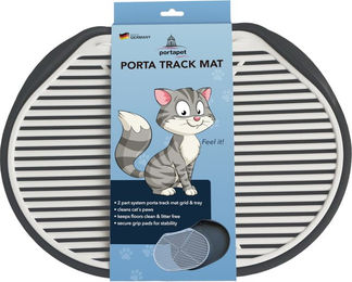Katzentoilettenvorleger Soft Touch Track Matt in Silber – Bild 1 von 1