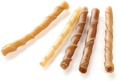 Kauartikel.com Rinder-Kausticks gedreht Ø 9-10 mm für Hunde – Bild 1 von 1