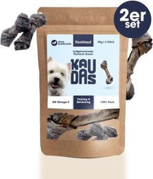 KAUDAS Fischhaut Fit-Knusper Twists Kabeljau Getreidefrei Monoprotein 2x55 g - 2 x 55 g – Bild 1 von 3