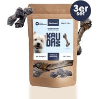 Produktbild von KAUDAS Fischhaut Fit-Knusper Twists Kabeljau getreidefrei monoprotein 3x55 g - 5 x 11 g