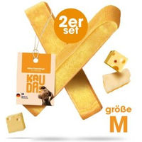 Produktbild von KAUDAS Knabber Kaustange Käse für kleine Hunde, getreidefrei und ohne Zucker, 2x M