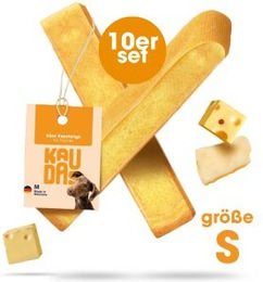 KAUDAS Knabber Kaustange Käse Mini Hund Getreidefrei und Ohne Zucker 10 Stück – Bild 1 von 6
