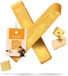 Kaudas Knabber Kaustange Käse XL Kauknochen für große Hunde ohne künstliche Zusatzstoffe – Bild 1 von 7