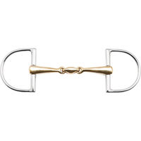 Produktbild von KAUGAN D-Ring Trense mit doppelt gebrochenem Gebiss 16 mm in Silber