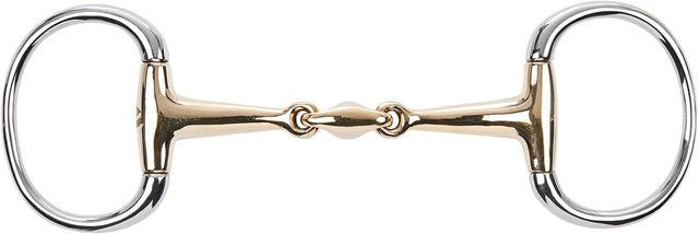 KAUGAN Olivenkopfgebiss doppelt gebrochen aus Edelstahl 16 mm 12,5 cm – Bild 1 von 1