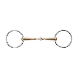 Produktbild von KAUGAN®-SHAPED Wassertrense aus Edelstahl in Gold 14 mm