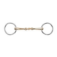 Produktbild von KAUGAN Unterlegtrense doppelt gebrochen 14 mm Gold