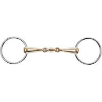 Produktbild von KAUGAN Wassertrense doppelt gebrochen aus Edelstahl 18 mm 15,5 cm