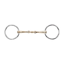 Produktbild von KAUGAN Wassertrense doppelt gebrochen aus Edelstahl in Gold 14 mm