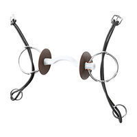 Produktbild von Kavalkade BERIS Konnex Zungenbogenstange Aufziehtrense 140mm Schwarz Soft