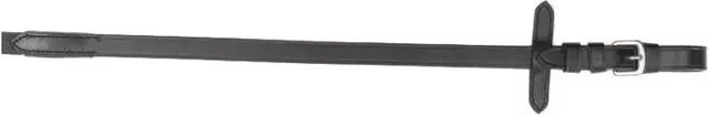 Kavalkade Biothane Gurtzügel für Warmblut in Schwarz 16 mm – Bild 1 von 3