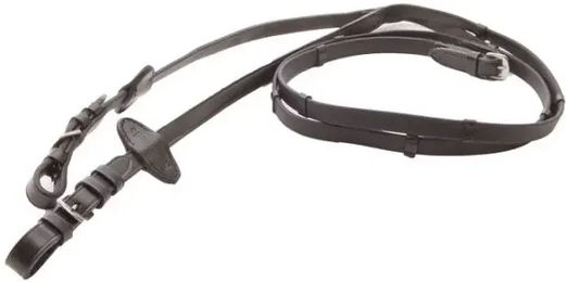 Kavalkade Biothanezügel mit Stegen für Warmblut in Schwarz – Bild 1 von 2