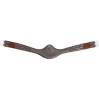 Produktbild von Kavalkade Casper Pferdegurt aus weichem und elastischem Leder in Braun 115cm